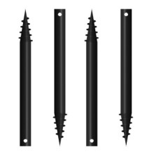 Сваи винтовые шурупные литые