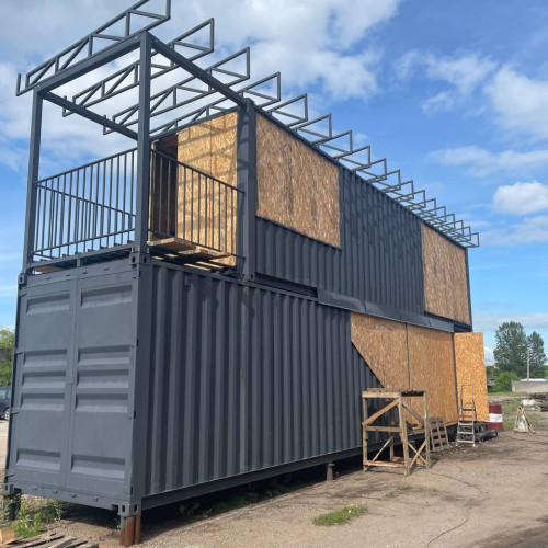 Шоурум-офис 40 футов "Премиум 40": просторное решение для бизнеса