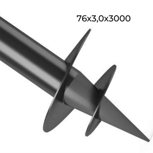 Свая Винтовая 76х3,0х3000