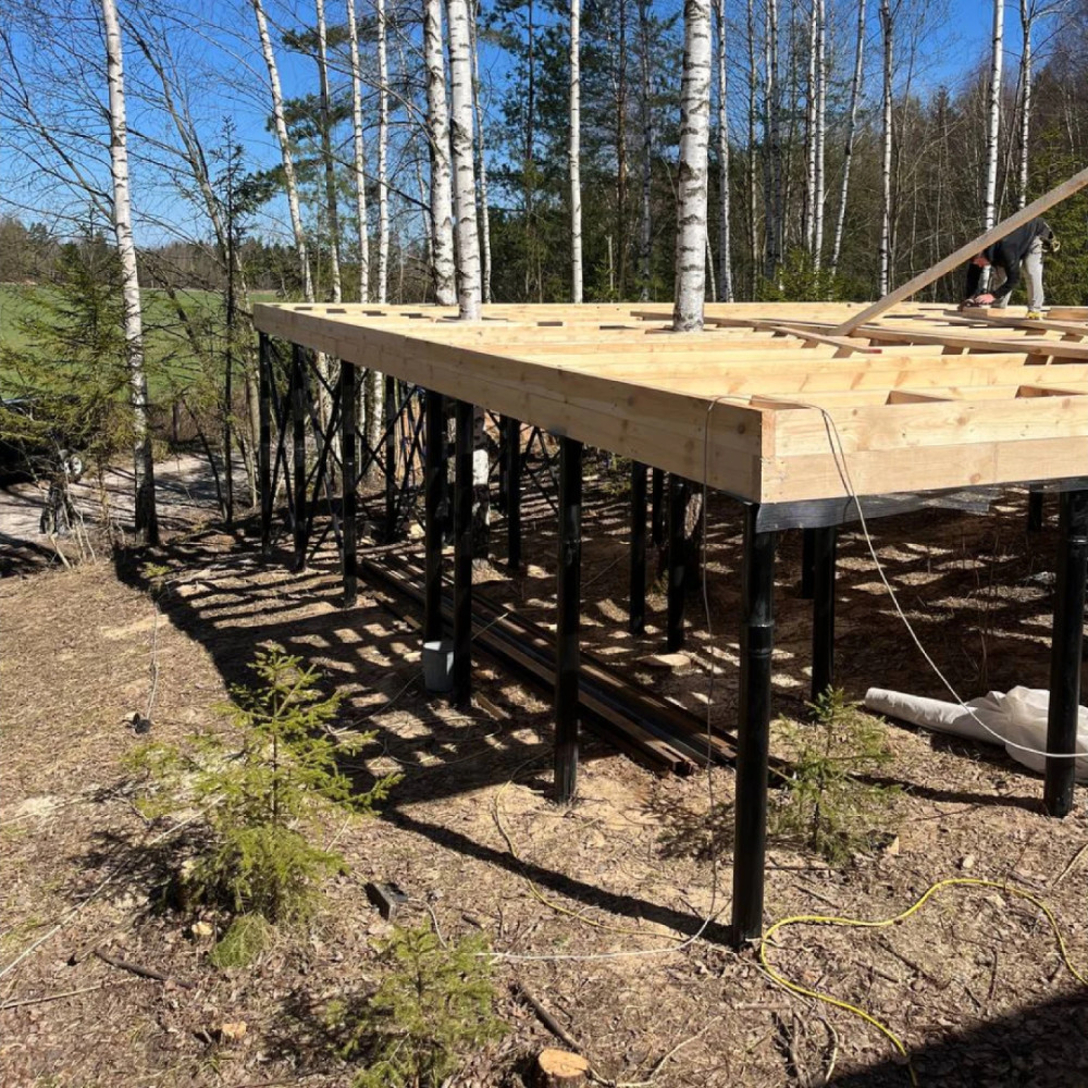 Удлинитель винтовой сваи 57 2000мм – комплектующие для свай из морского контейнера